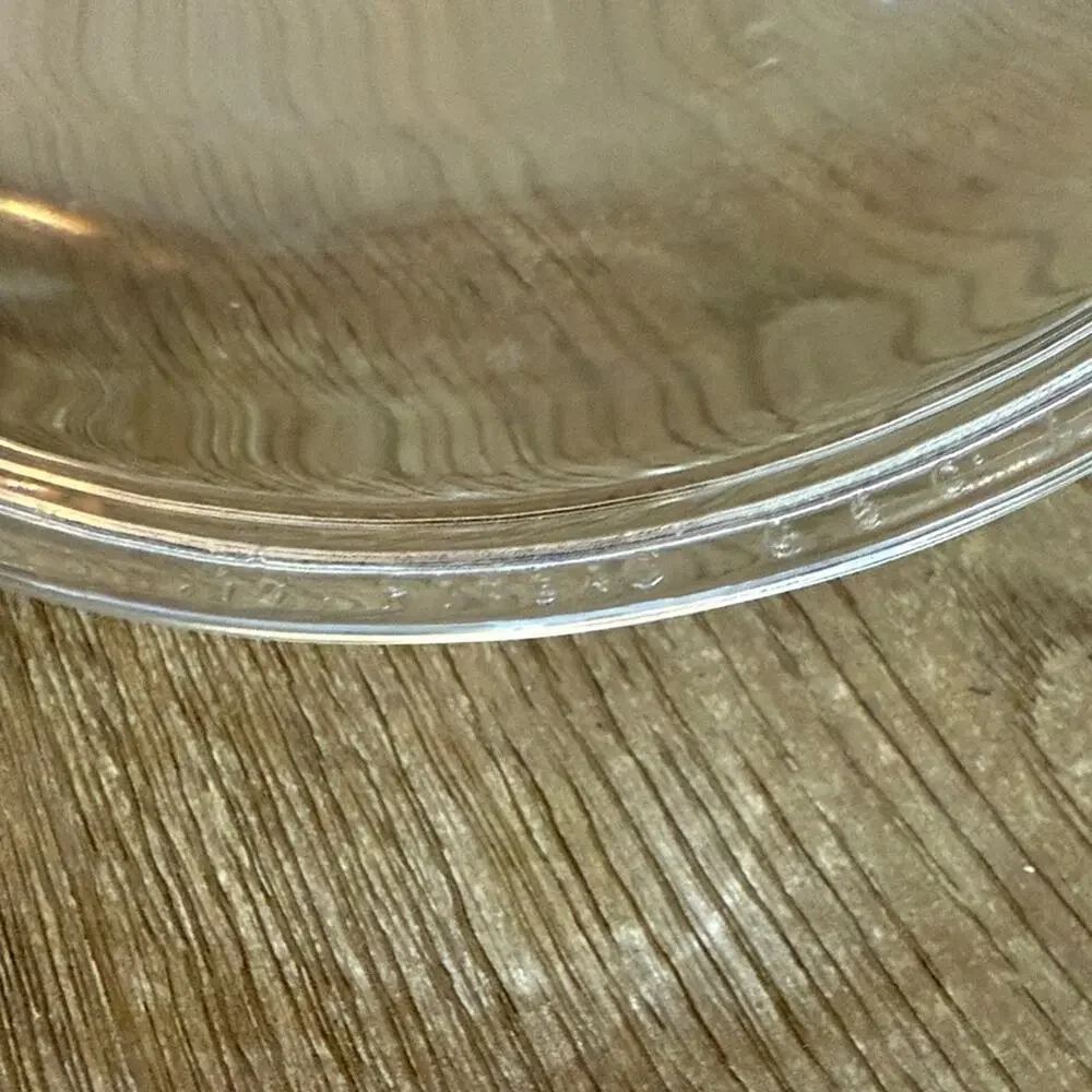 Pyrex Clear Glass Cookware Lid with Knob  16 G5 C